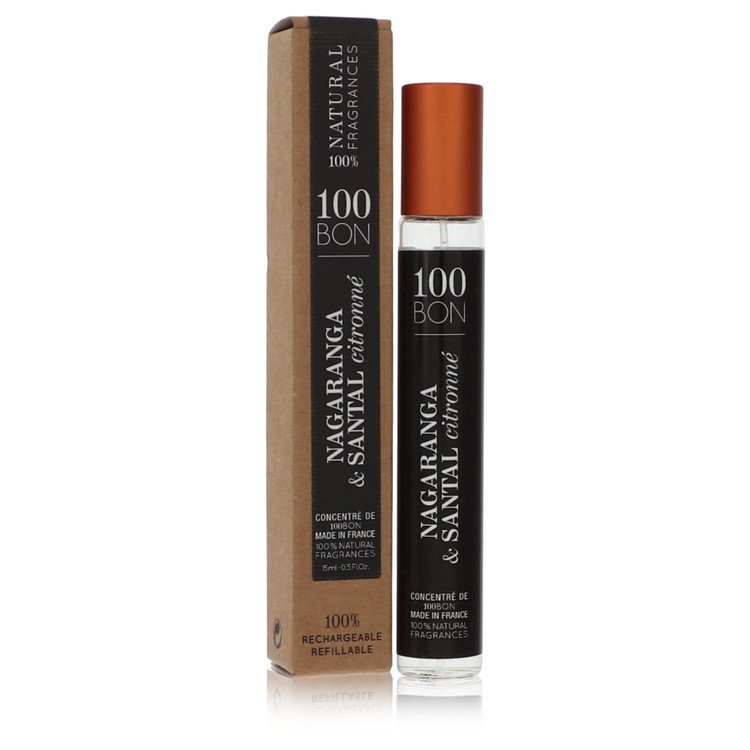 100 Bon Nagaranga & Santal Citronne Mini Concentree De Parfum 0.5 oz Mini Concentree De Parfum (Unisex Refillable) For Men By 100 Bon