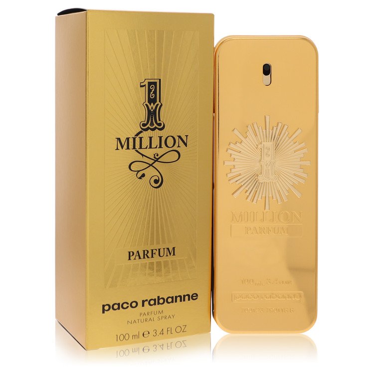 1 Million Parfum 3.4 oz Parfum Spray For Men By Paco Rabanne