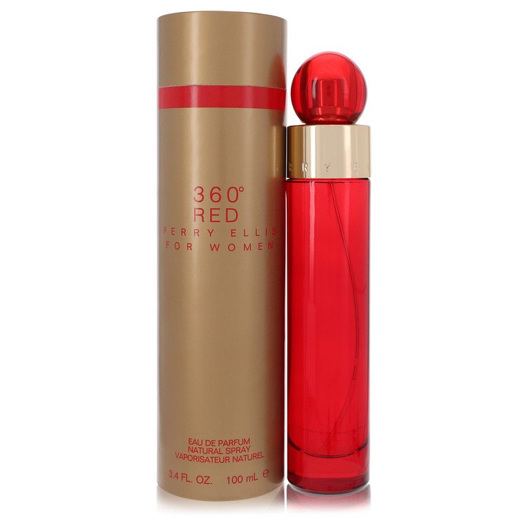 Perry Ellis 360 Red 3.4 oz Eau De Parfum Spray For Women By Perry Ellis