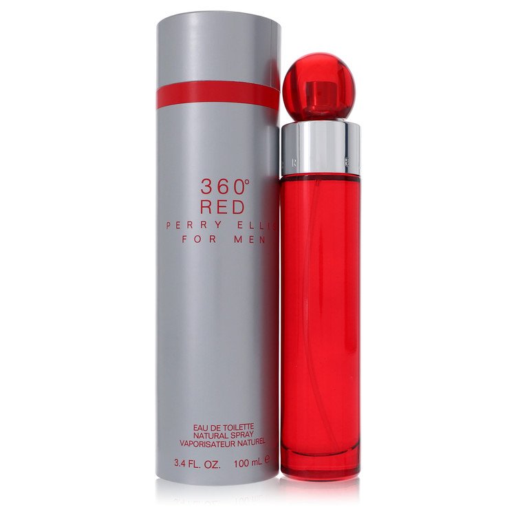 Perry Ellis 360 Red 3.4 oz Eau De Toilette Spray For Men By Perry Ellis