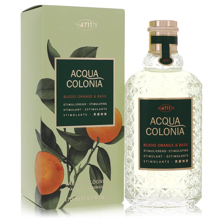 4711 Acqua Colonia Blood Orange & Basil Eau De Cologne Spray 5.7 oz Eau De Cologne Spray (Unisex) For Women By 4711