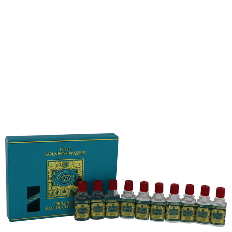 4711 Gift Set Includes Ten (10) Travel size Eau De Cologne .10 oz in a gift box For Men By 4711