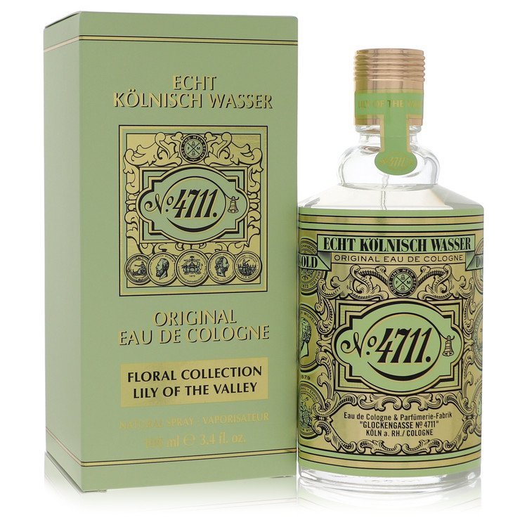 4711 Floral Collection Lily Of The Valley Eau De Cologne Spray 3.4 oz Eau De Cologne Spray (Unisex) For Men By 4711
