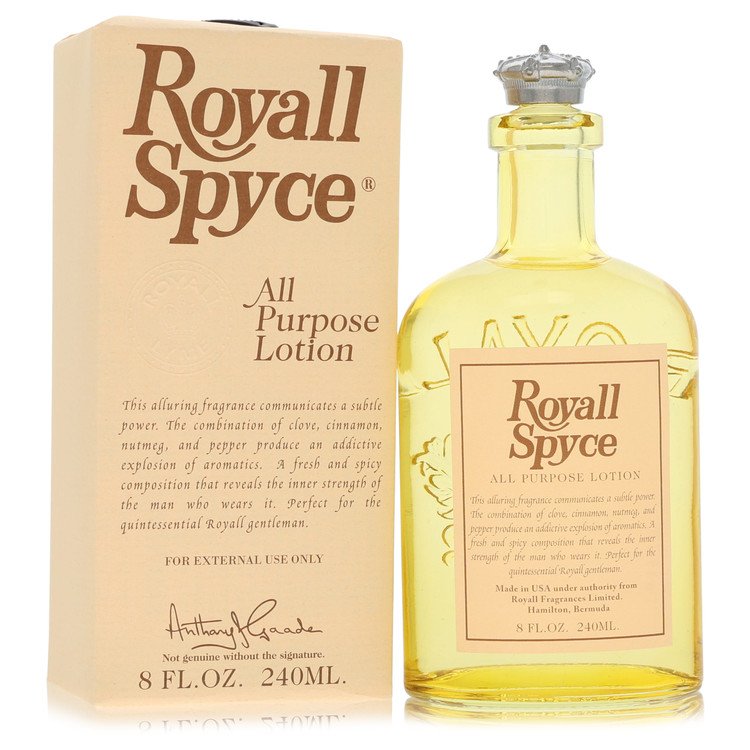 Royall Spyce 8 oz All Purpose Lotion / Cologne For Men By Royall Fragrances