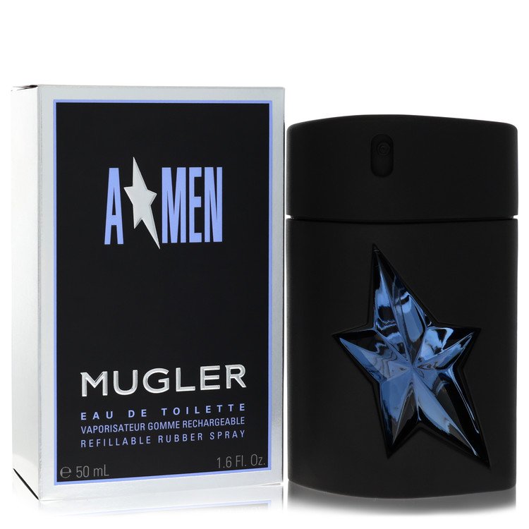 Angel Eau De Toilette Spray Refillable 1.7 oz Eau De Toilette Spray Refillable (Rubber Flask) For Men By Thierry Mugler