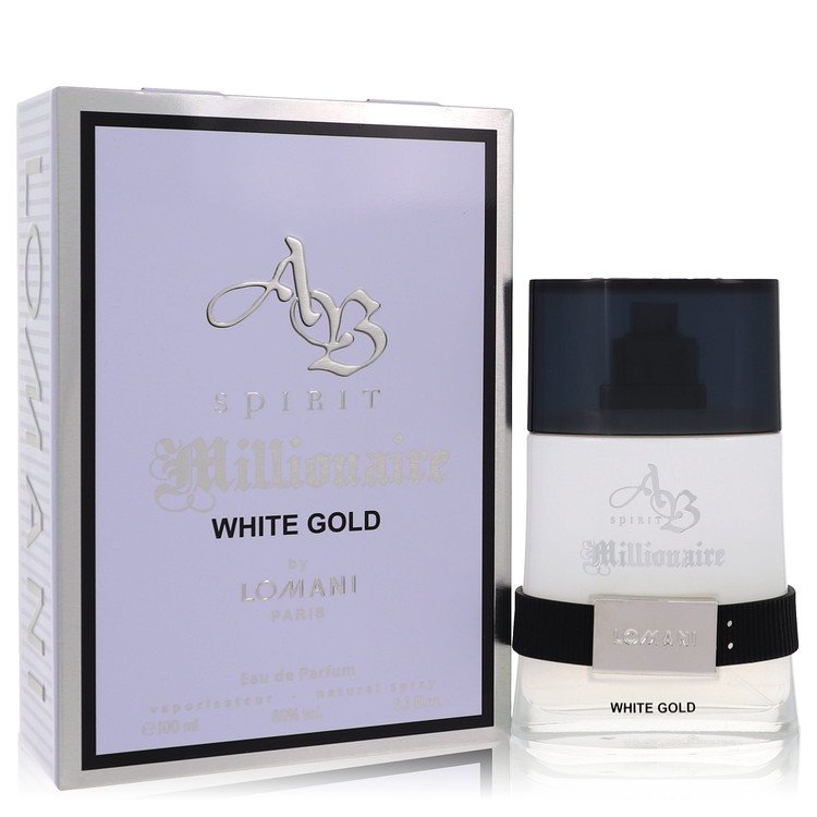 Ab Spirit Millionaire White Gold 3.3 oz Eau De Parfum Spray For Men By Lomani