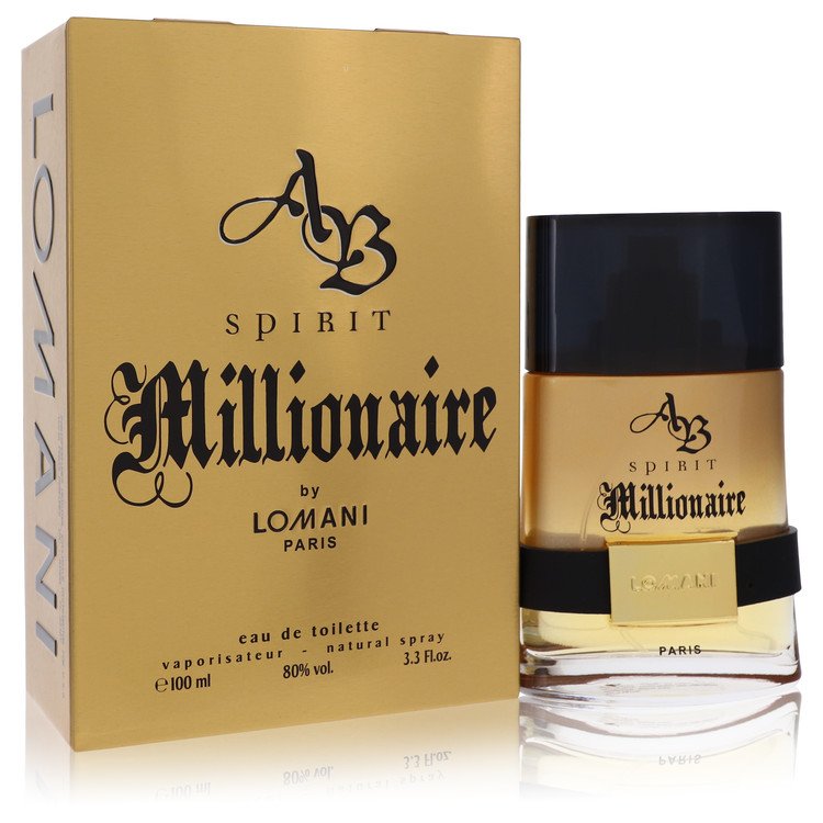Spirit Millionaire 3.3 oz Eau De Toilette Spray For Men By Lomani