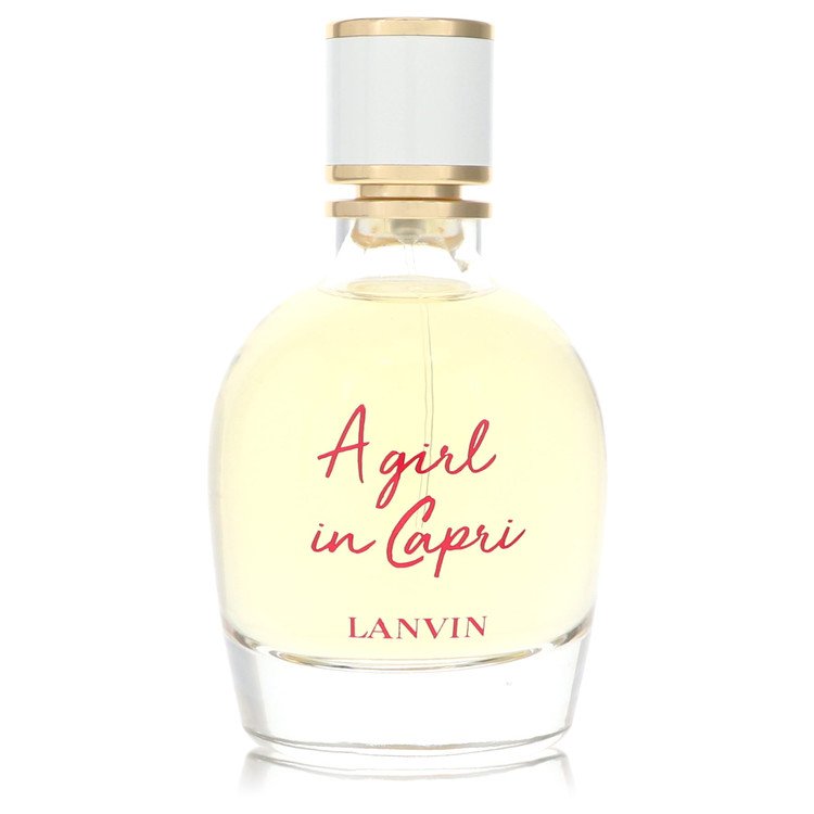 A Girl In Capri Eau De Toilette Spray 3 oz Eau De Toilette Spray (Tester) For Women By Lanvin