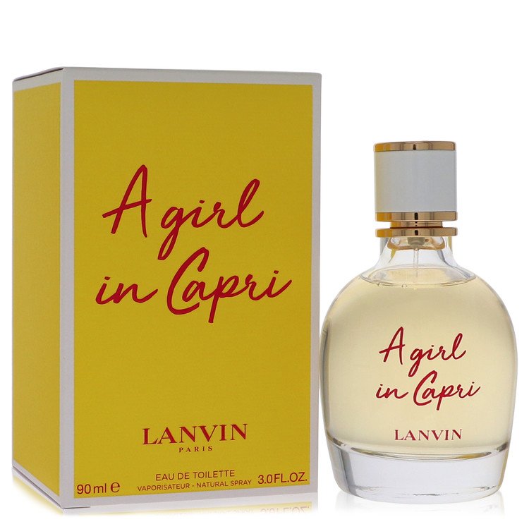 A Girl In Capri Eau De Toilette Spray By Lanvin 3 oz Eau De Toilette Spray For Women By Lanvin