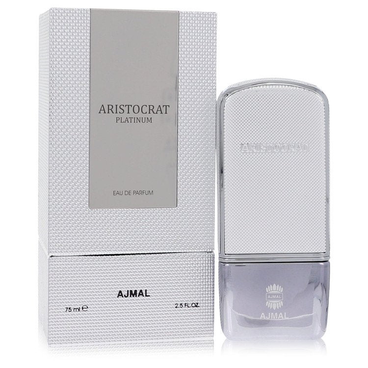 Ajmal Aristocrat Platinum 2.5 oz Eau De Parfum Spray For Men By Ajmal