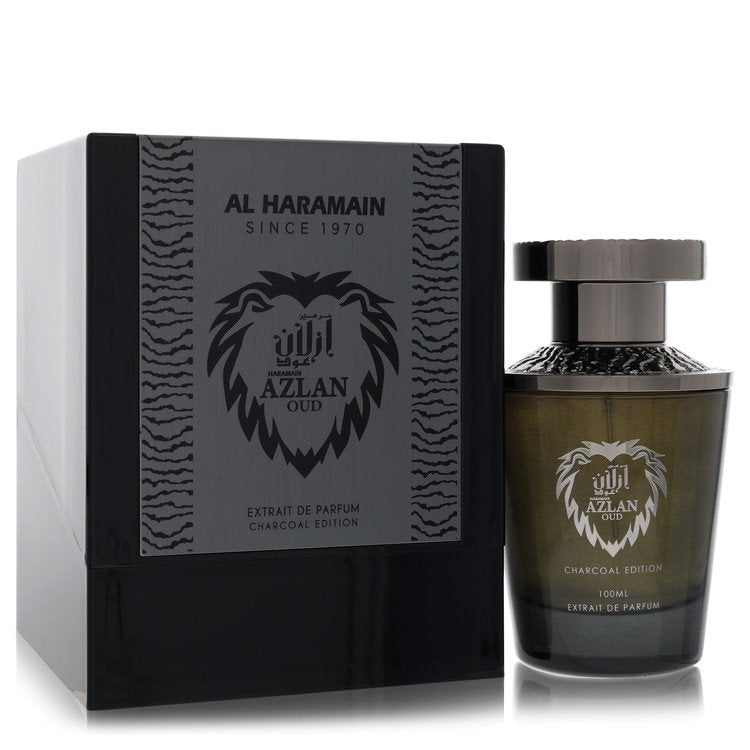 Al Haramain Azlan Oud Charcoal Extrait De Parfum Spray By Al Haramain 3.33 oz Extrait De Parfum Spray For Men By Al Haramain