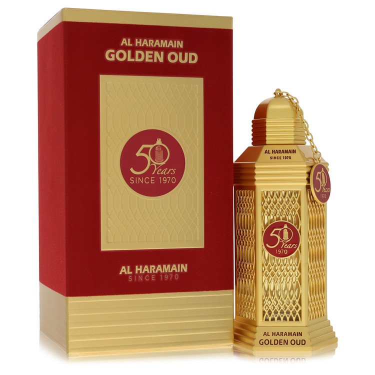 Al Haramain Golden Oud 3.4 oz Eau De Parfum Spray For Men By Al Haramain