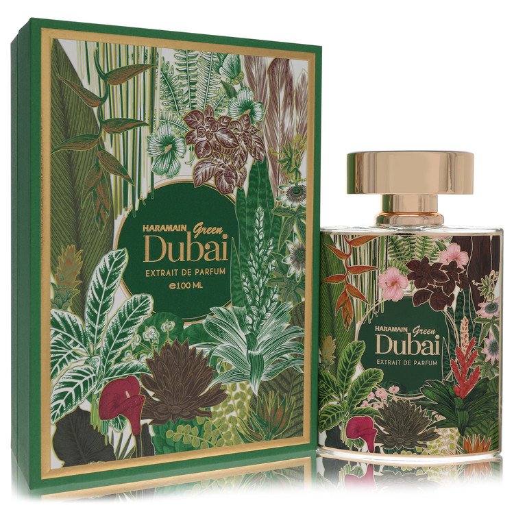 Al Haramain Green Dubai Extrait De Parfum Spray 3.3 oz Extrait De Parfum Spray (Unisex) For Women By Al Haramain
