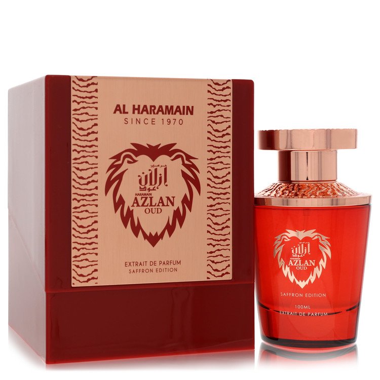 Al Haramain Azlan Oud Saffron Extrait De Parfum Spray By Al Haramain 3.33 oz Extrait De Parfum Spray For Women By Al Haramain