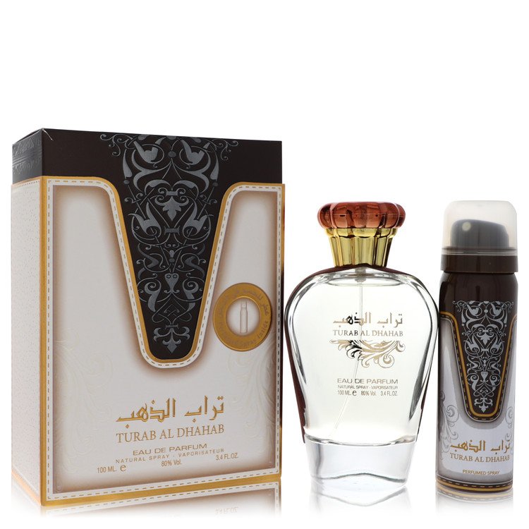 Ard Al Zaafaran Turab Al Dhabah 3.4 oz Eau De Parfum Spray with 1.7 oz Perfumed Spray For Women By Al Zaafaran