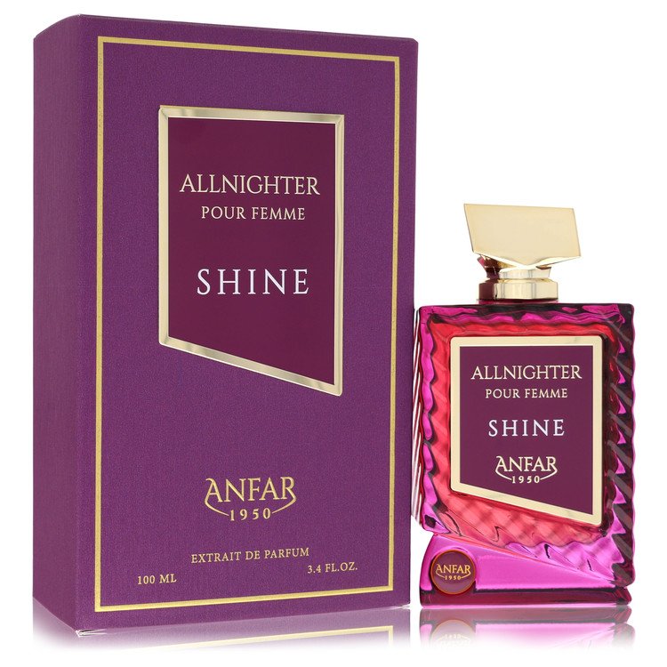 Anfar All Nighter Shine 3.4 oz Extrait De Parfum Spray For Women By Anfar