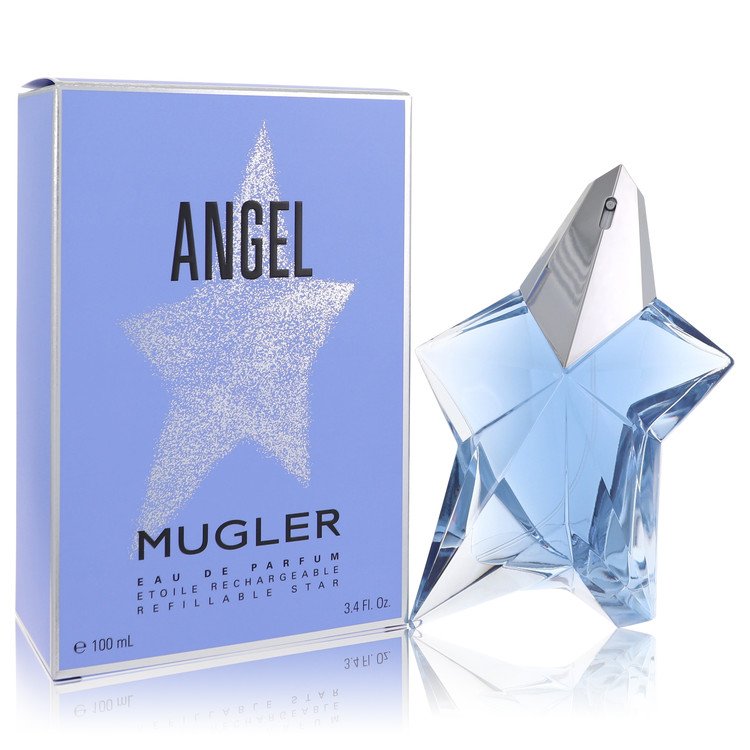 Angel 3.4 oz Standing Star Eau De Parfum Spray Refillable For Women By Thierry Mugler