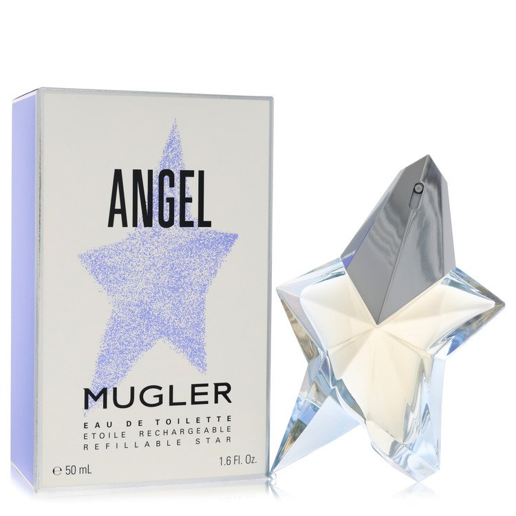 Angel Eau De Toilette Spray Refillable By Thierry Mugler 1.7 oz Eau De Toilette Spray Refillable For Women By Thierry Mugler