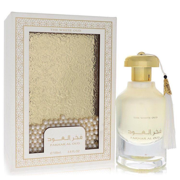Ard Al Zaafaran Fakhar Al Oud The White Oud Eau De Parfum Spray 3.4 oz Eau De Parfum Spray (Unisex) For Men By Al Zaafaran