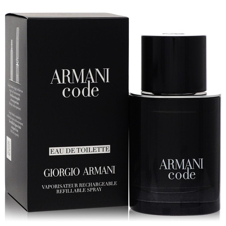 Armani Code 1.7 oz Eau De Toilette Spray Refillable For Men By Giorgio Armani