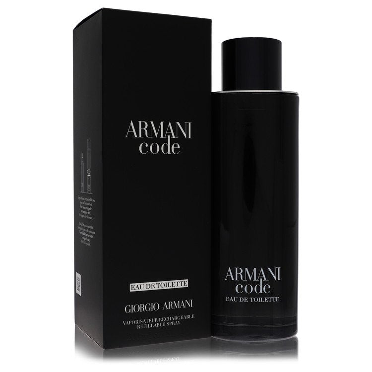 Armani Code 6.7 oz Eau De Toilette Spray Refillable For Men By Giorgio Armani