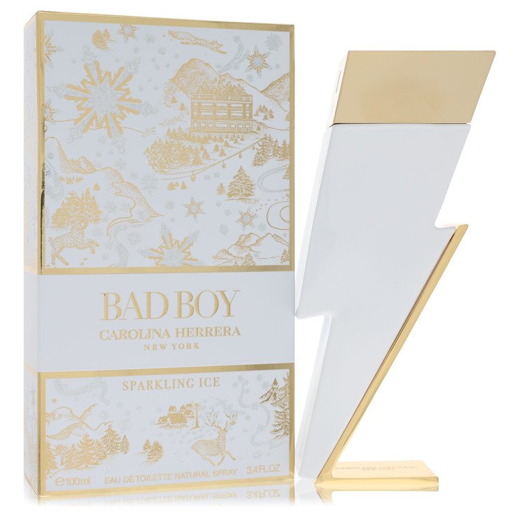Bad Boy Sparkling Ice 3.4 oz Eau De Toilette Spray For Men By Carolina Herrera