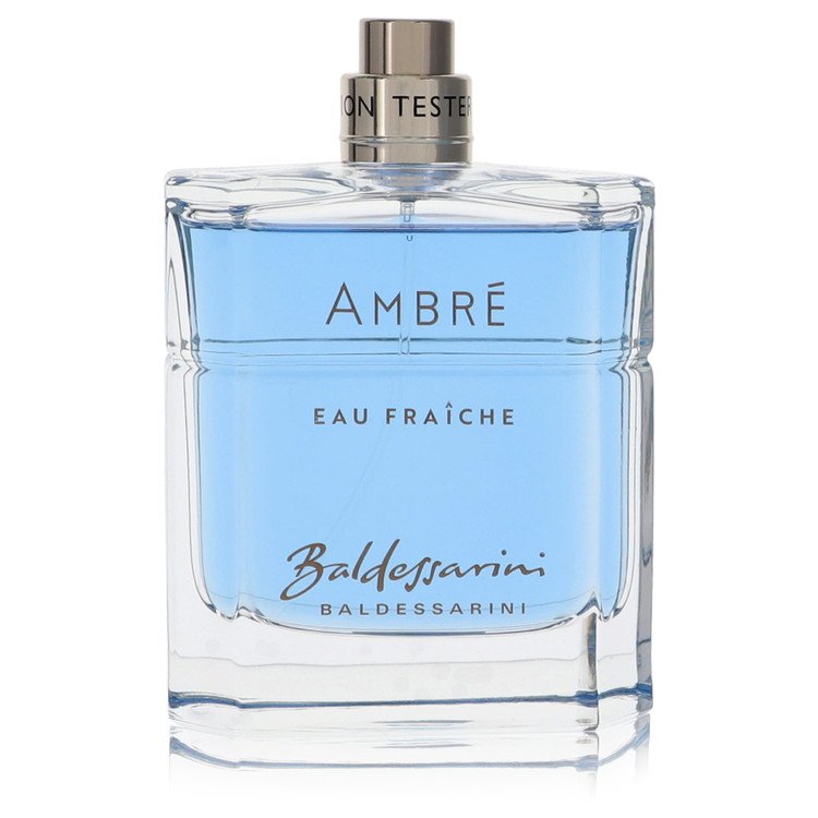 Baldessarini Ambre Eau Fraiche Eau De Toilette Spray 3 oz Eau De Toilette Spray (Tester) For Men By Hugo Boss