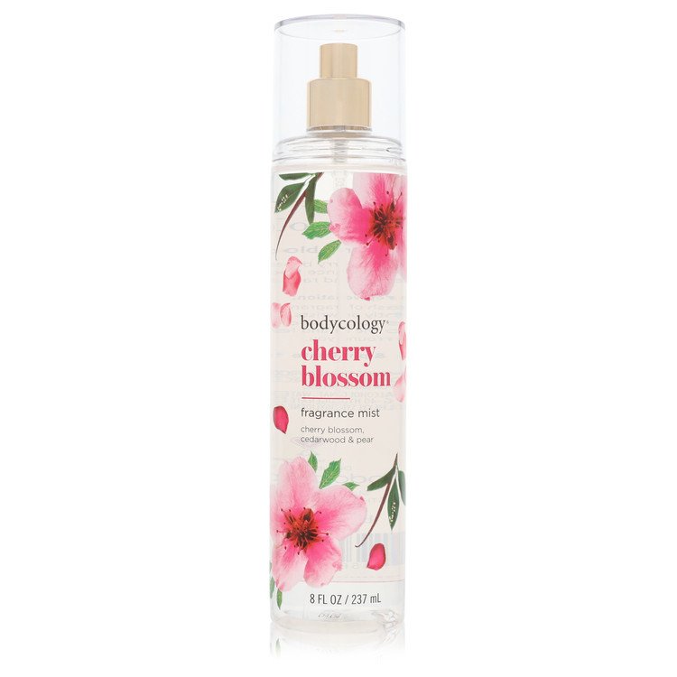 Bodycology Cherry Blossom Cedarwood And Pear 8 oz Fragrance Mist Spray For Women By Bodycology