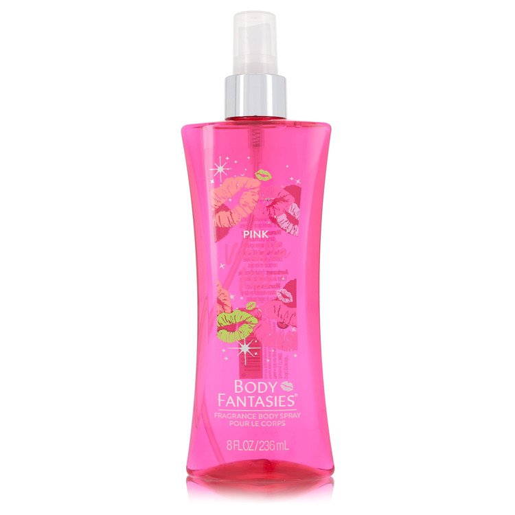 Body Fantasies Signature Pink Vanilla Kiss Fantasy 8 oz Body Spray For Women By Parfums De Coeur