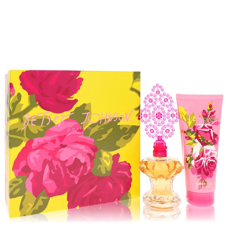 Betsey Johnson Gift Set 3.4 oz Eau De Parfum Spray + 6.7 oz Body Lotion For Women By Betsey Johnson