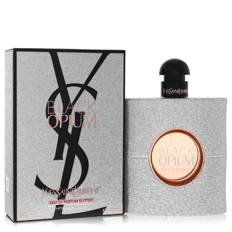 Black Opium Glitter 3 oz Eau De Parfum Spray For Women By Yves Saint Laurent