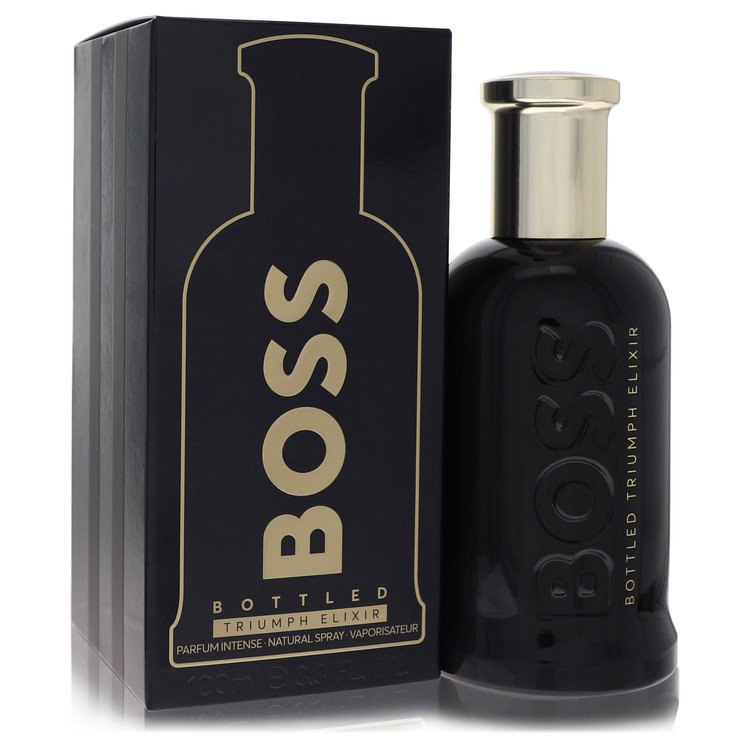 Boss Bottled Triumph Elixir 3.4 oz Eau De Parfum Intense Spray For Men By Hugo Boss