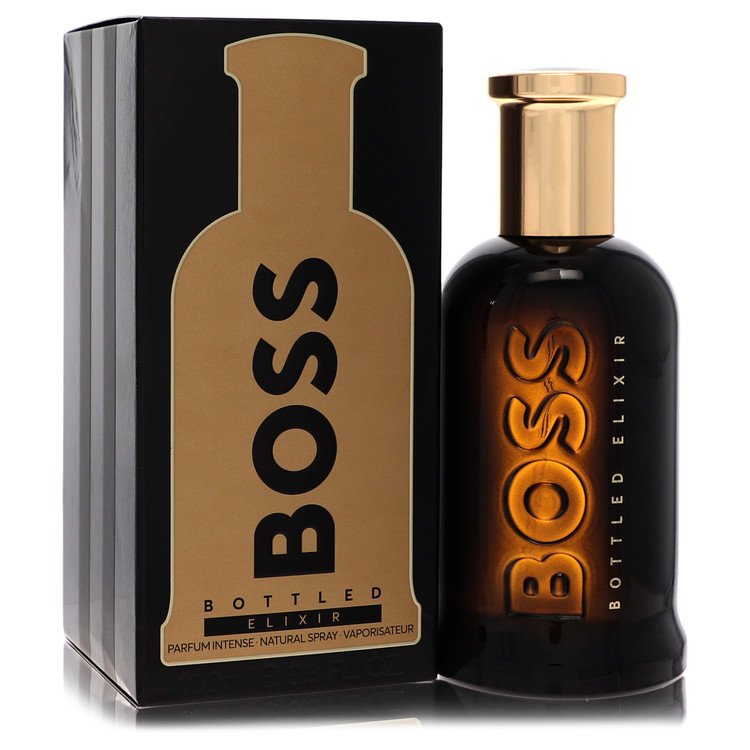Boss Bottled Elixir 3.4 oz Parfum Intense Spray For Men By Hugo Boss