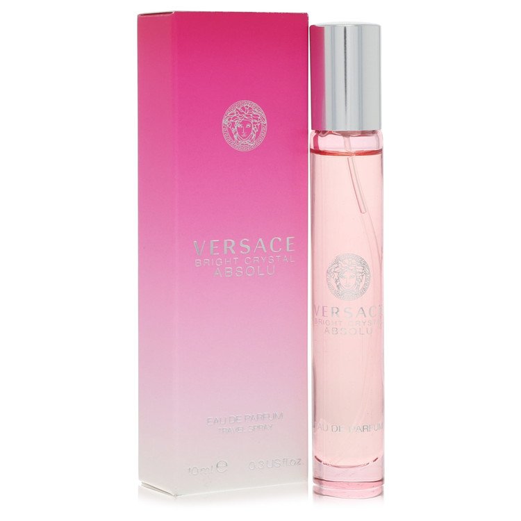 Bright Crystal Absolu Mini EDP Spray By Versace 0.3 oz Mini EDP Spray For Women By Versace