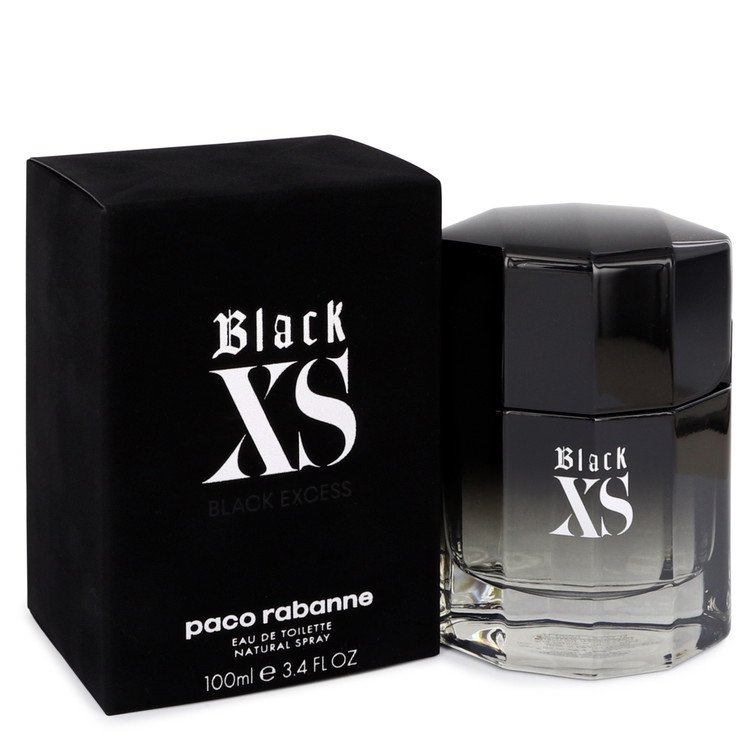 Black Xs Eau De Toilette Spray By Paco Rabanne 3.4 oz Eau De Toilette Spray (2018 New Packaging) For Men By Paco Rabanne