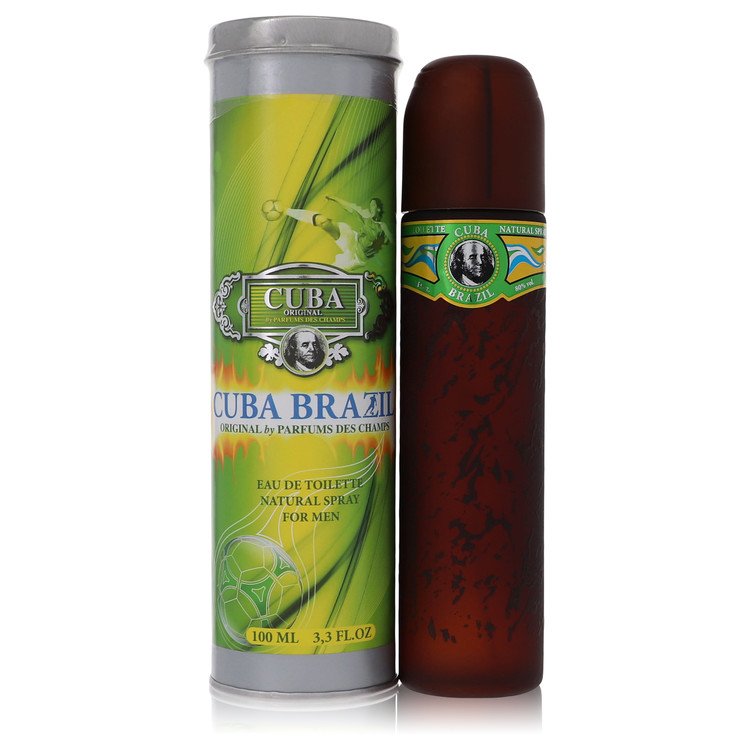 Cuba Brazil 3.4 oz Eau De Toilette Spray For Men By Fragluxe