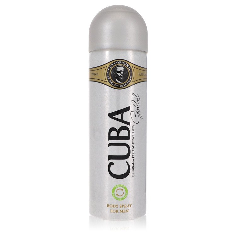 Cuba Gold Deodorant Spray 6.7 oz Deodorant Spray (unboxed) For Men By Fragluxe