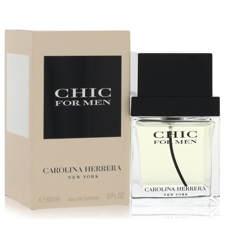 Chic Eau De Toilette Spray By Carolina Herrera 2 oz Eau De Toilette Spray For Men By Carolina Herrera