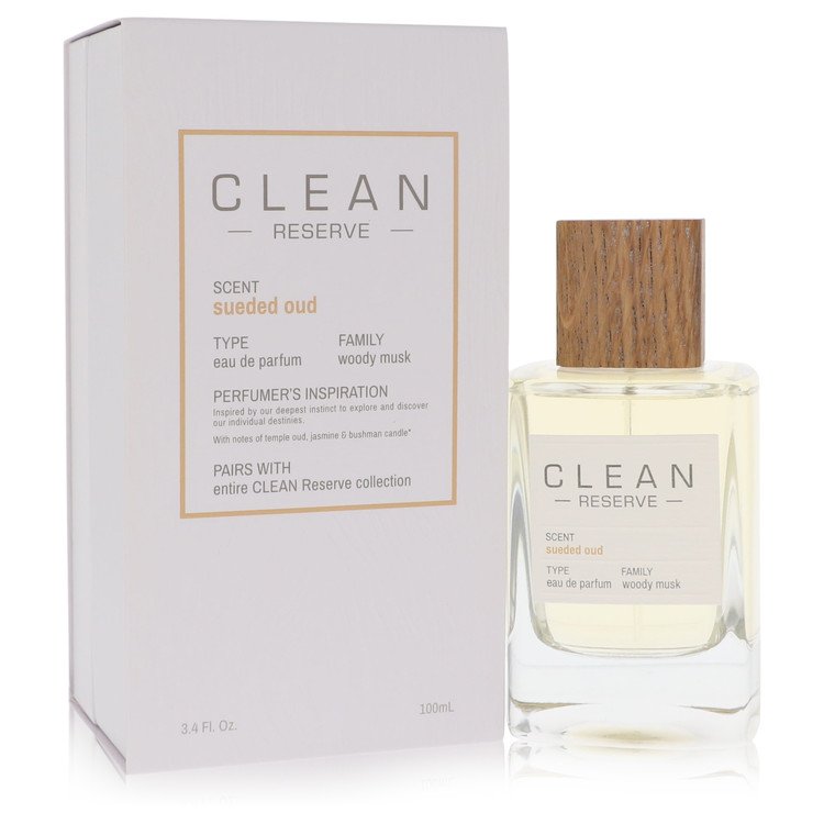 Clean Sueded Oud 3.4 oz Eau De Parfum Spray For Women By Clean