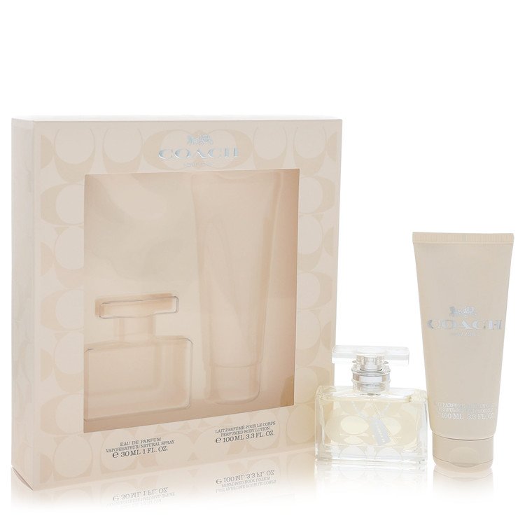 Coach Signature Gift Set 1 oz Eau De Parfum Spray + 3.3 oz Body Lotion For Women By Coach