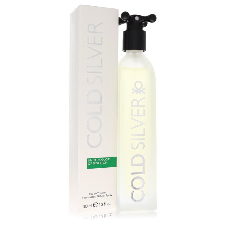 Cold Silver 3.3 oz Eau De Toilette Spray For Men By Benetton