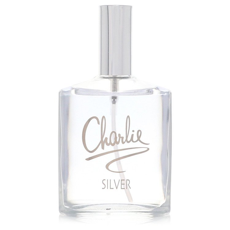 Charlie Silver Eau De Toilette Spray 3.4 oz Eau De Toilette Spray (unboxed) For Women By Revlon