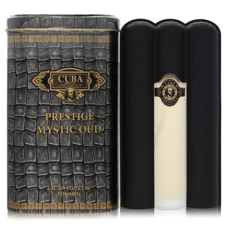 Cuba Prestige Mystic Oud 3 oz Eau De Toilette Spray For Men By Fragluxe