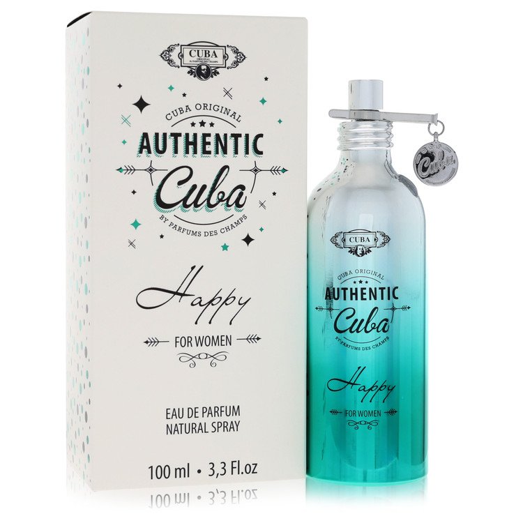 Cuba Authentic Happy 3.3 oz Eau De Parfum Spray For Women By Fragluxe