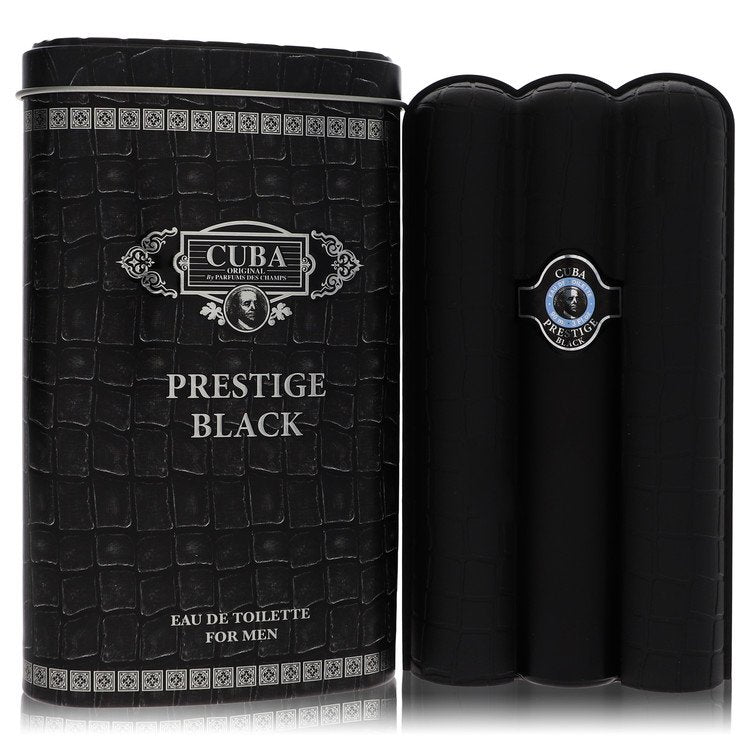 Cuba Prestige Black 3 oz Eau De Toilette Spray For Men By Fragluxe
