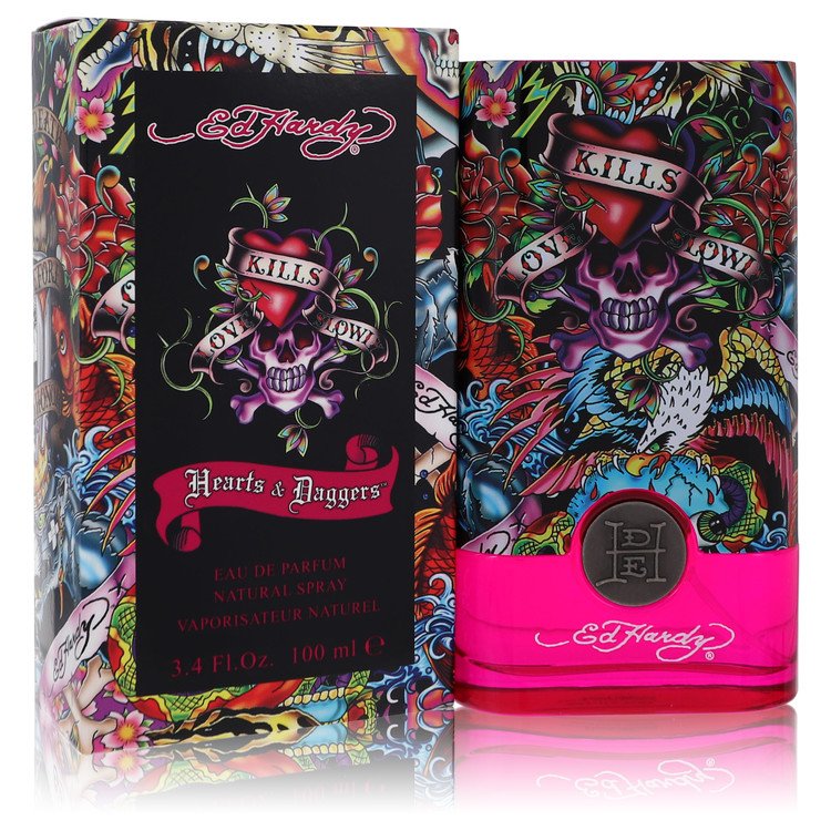 Ed Hardy Hearts & Daggers 3.4 oz Eau De Parfum Spray For Women By Christian Audigier