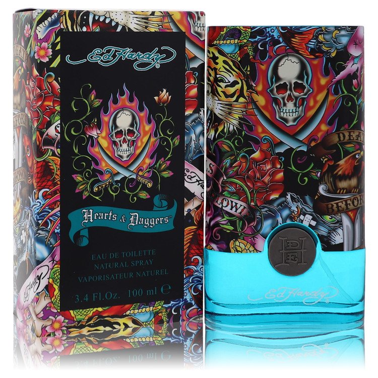 Ed Hardy Hearts & Daggers 3.4 oz Eau De Toilette Spray For Men By Christian Audigier