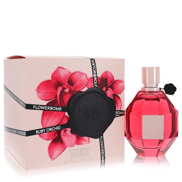 Flowerbomb Ruby Orchid 3.4 oz Eau De Parfum Spray For Women By Viktor & Rolf