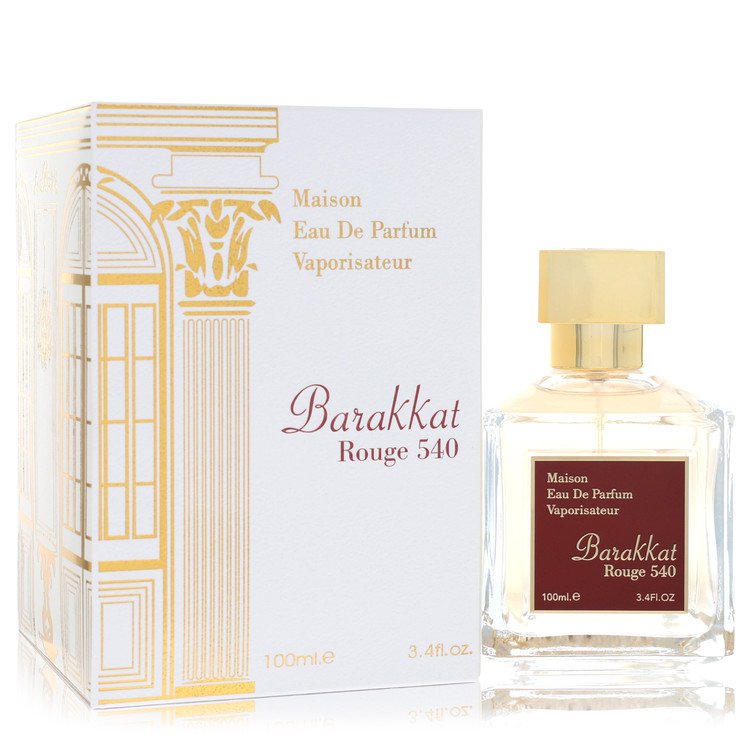 Fragrance World Barakkat Rouge 540 Eau De Parfum Spray 3.4 oz Eau De Parfum Spray (Unisex) For Women By Fragrance World