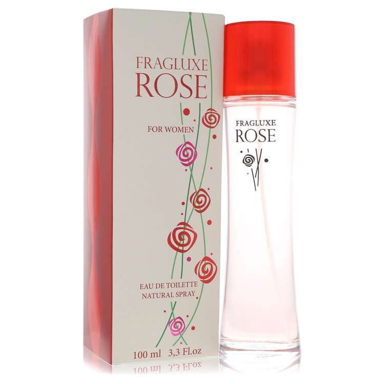 Fragluxe Rose 3.3 oz Eau De Toilette Spray For Women By Fragluxe